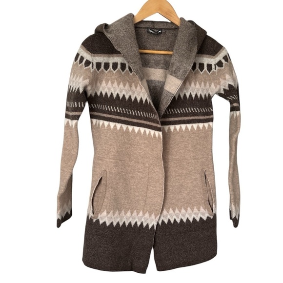 TOAD & CO, 100% Merino Merritt Open Front Hoodie, XS - Picture 1 of 9